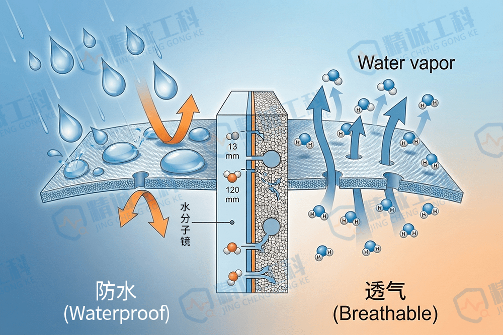 防水透气膜检测解决方案，透气量+耐水压双维验证才是科学正解